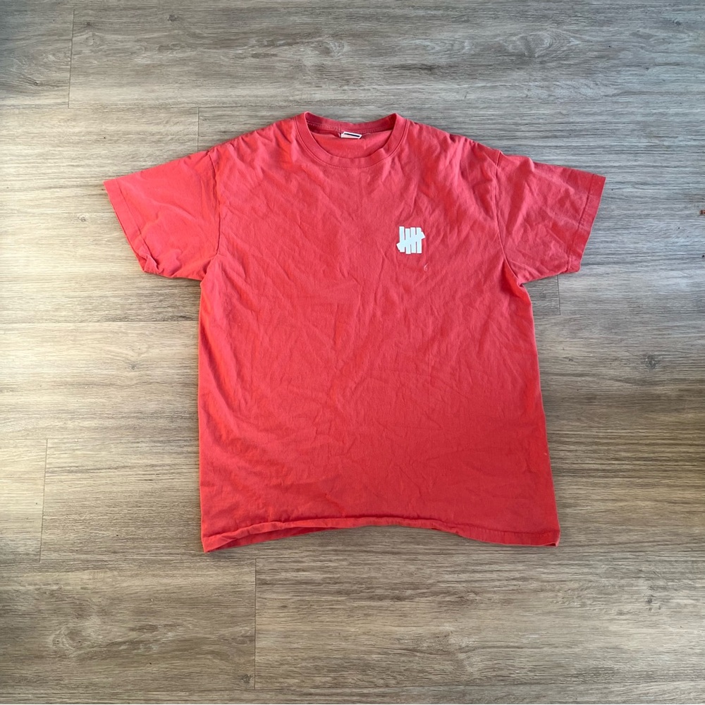 Undefeated Red Short Sleeve Tee